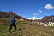 Alla Madonna delle Cime sul Corno Zuccone ad anello da Reggetto il 13 gennaio 2018